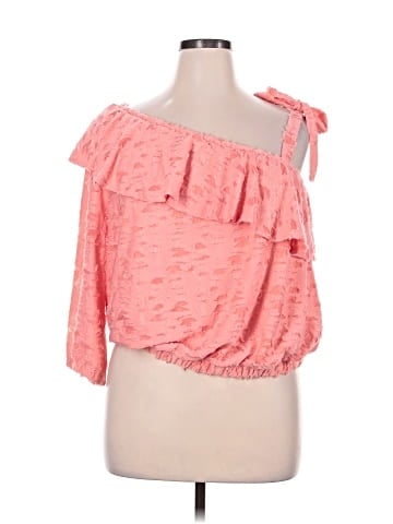 LC Lauren Conrad 3/4 Sleeve Blouse (view 1)
