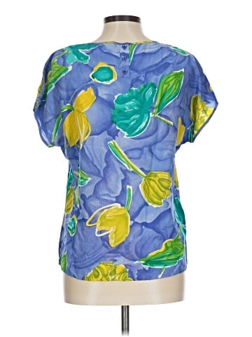 Carlisle Short Sleeve Silk Top (view 2)