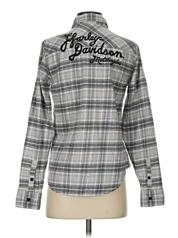 Harley Davidson Long Sleeve Button-Down Shirt (view 2)
