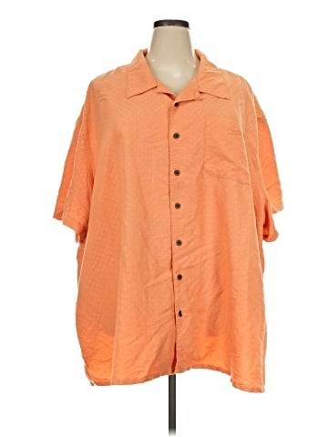 Island Passport Short Sleeve Button-Down Shirt (view 1)
