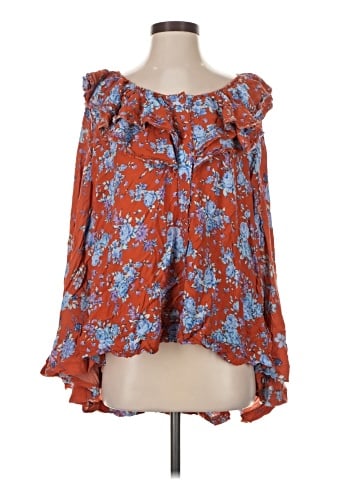 Free People 3/4 Sleeve Blouse (view 1)
