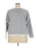 Unbranded 100% Polyester Silver Gray Pullover Sweater Size 2X-3XL - photo 2