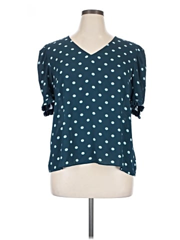 Worthington Short Sleeve Blouse (view 1)