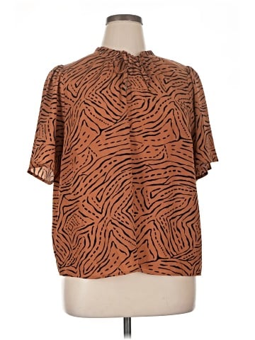 Nine West Short Sleeve Blouse (view 1)