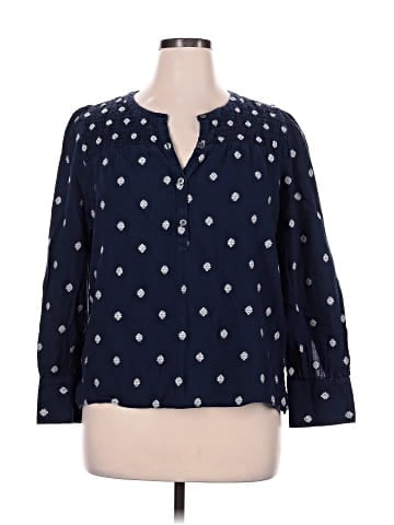 Ann Taylor LOFT 3/4 Sleeve Blouse (view 1)