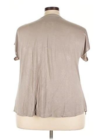INC International Concepts Short Sleeve Blouse (view 2)
