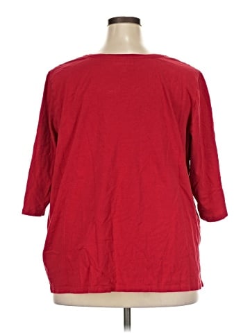 Woman Within 3/4 Sleeve T-Shirt (view 2)