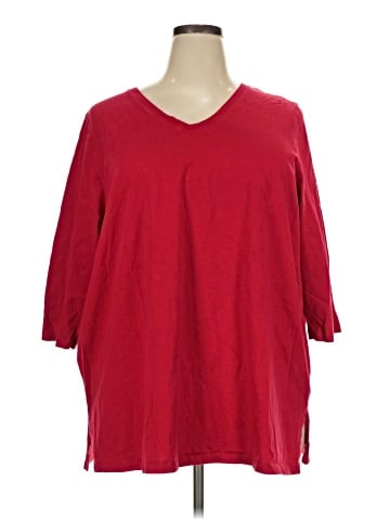 Woman Within 3/4 Sleeve T-Shirt (view 1)