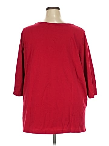 Woman Within 3/4 Sleeve T-Shirt (view 2)