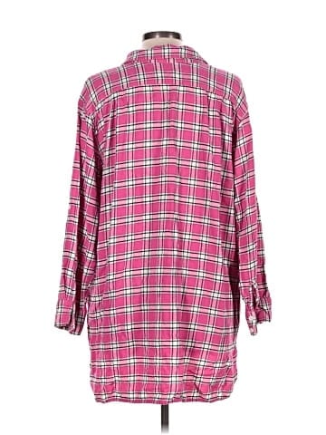 DKNY 3/4 Sleeve Button-Down Shirt (view 2)