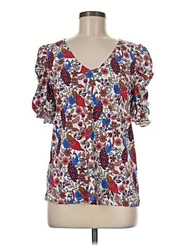 Ann Taylor LOFT Short Sleeve Blouse (view 1)