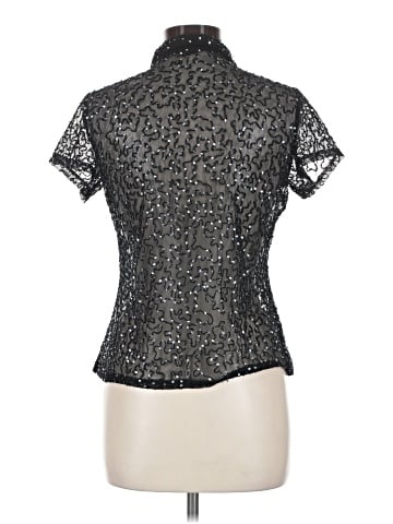 INC International Concepts Short Sleeve Blouse (view 2)