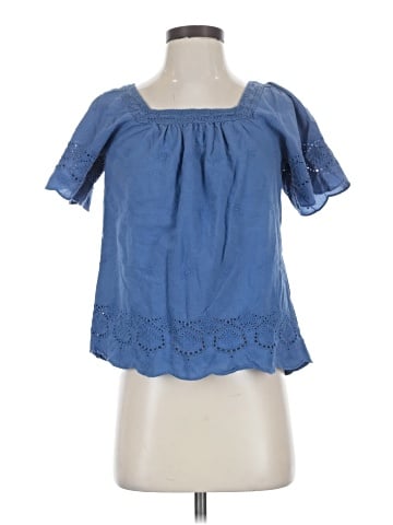 Lucky Brand Short Sleeve Blouse (view 1)