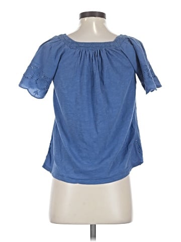 Lucky Brand Short Sleeve Blouse (view 2)
