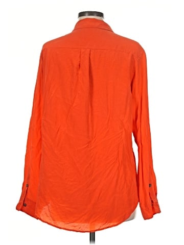 TWO by Vince Camuto Long Sleeve Silk Top (view 2)