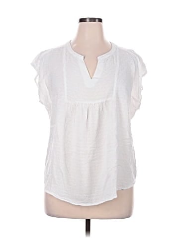 Liz Claiborne Short Sleeve Blouse (view 1)