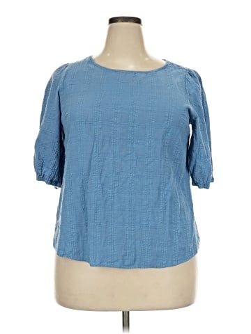 Market and Spruce Short Sleeve Blouse (view 1)