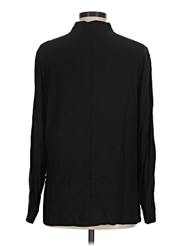 Eileen Fisher Long Sleeve Silk Top (view 2)