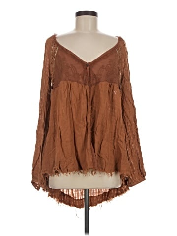 Free People 3/4 Sleeve Blouse (view 1)