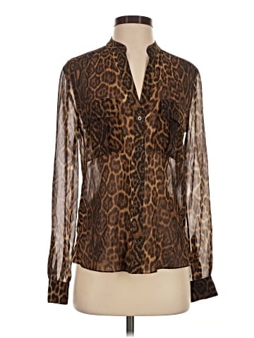 BCBGMAXAZRIA Long Sleeve Blouse (view 1)