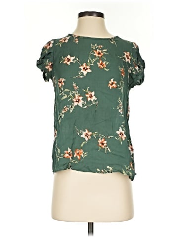 Joie Short Sleeve Silk Top (view 1)