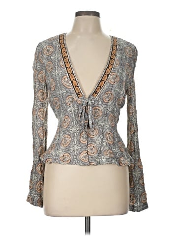 Free People Long Sleeve Blouse (view 1)