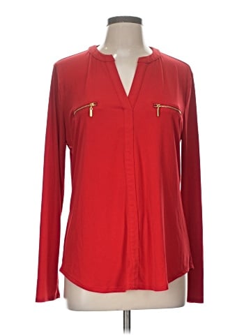 INC International Concepts Long Sleeve Blouse (view 1)