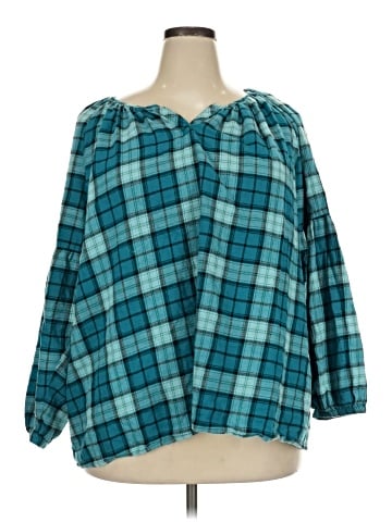 Woman Within 3/4 Sleeve Blouse (view 1)