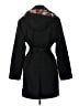 Assorted Brands 100% Polyester Black Trenchcoat Size L - photo 2