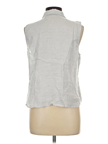 Tahari Sleeveless Button-Down Shirt (view 2)