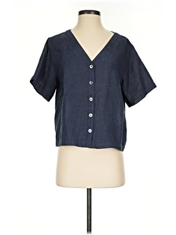 Garnet Hill Short Sleeve Blouse (view 1)