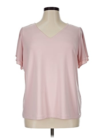 Calvin Klein Short Sleeve Blouse (view 1)