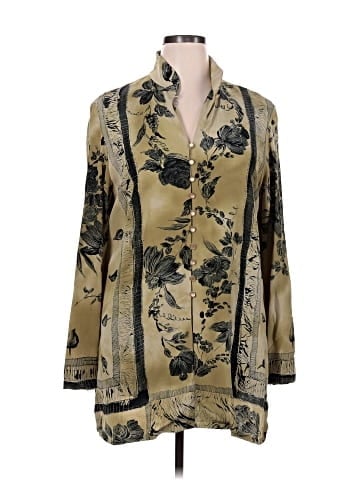 Dana Buchman Long Sleeve Blouse (view 1)