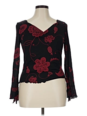 INC International Concepts Long Sleeve Blouse (view 1)
