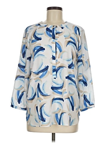 JM Collection 3/4 Sleeve Blouse (view 1)