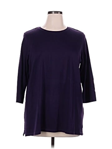Lands' End 3/4 Sleeve T-Shirt (view 1)
