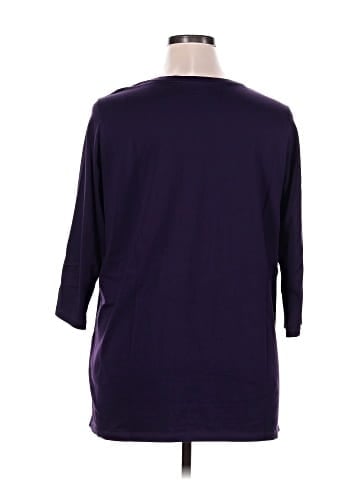 Lands' End 3/4 Sleeve T-Shirt (view 2)