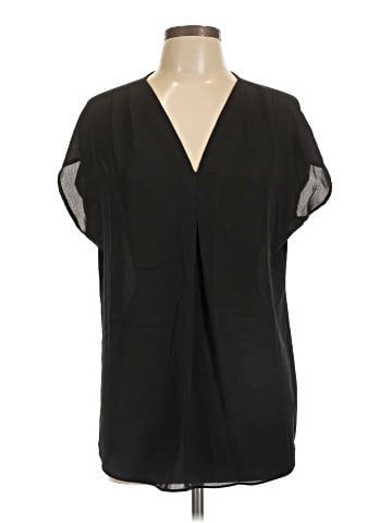 INC International Concepts Short Sleeve Blouse (view 1)