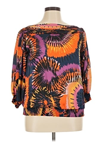 Tribal 3/4 Sleeve Blouse (view 1)