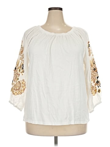 Talbots Outlet 3/4 Sleeve Blouse (view 1)