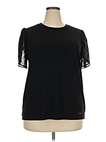 Anne Klein Short Sleeve Top (view 1)
