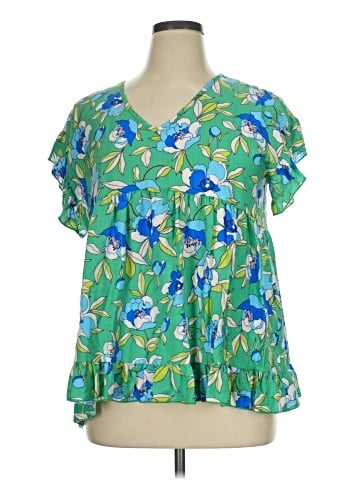Lovely Melody Short Sleeve Blouse (view 1)