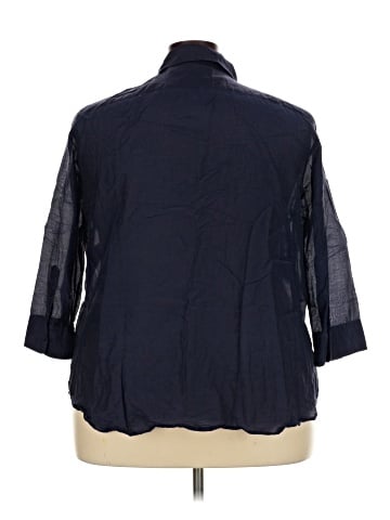 Lauren by Ralph Lauren 3/4 Sleeve Silk Top (view 2)