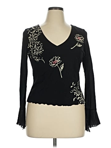 INC International Concepts Long Sleeve Top (view 1)