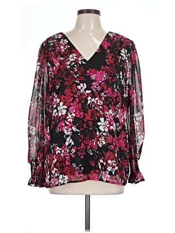 Anne Klein Long Sleeve Blouse (view 1)