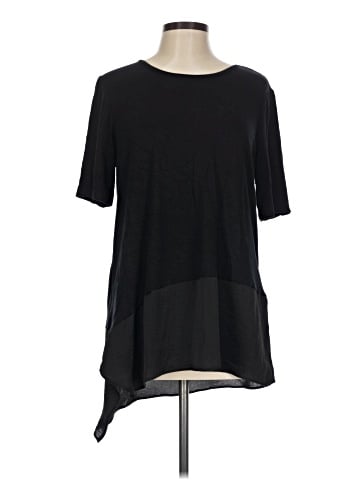 LOGO by Lori Goldstein Short Sleeve Top (view 1)
