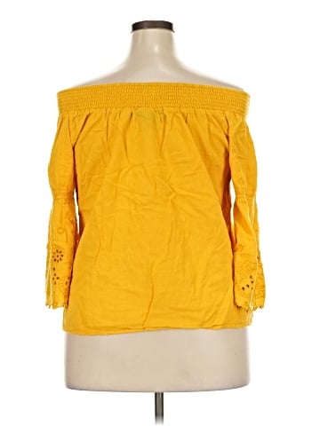 Lane Bryant 3/4 Sleeve Blouse (view 2)