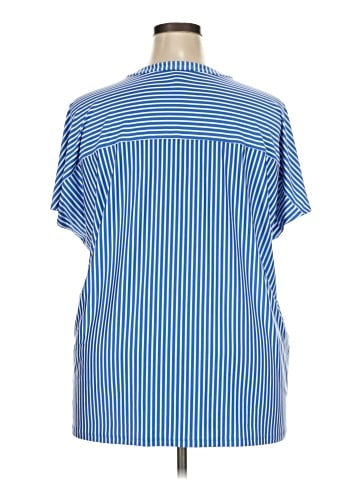 Jones New York Signature Short Sleeve Blouse (view 2)