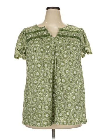 Lane Bryant Short Sleeve Blouse (view 1)