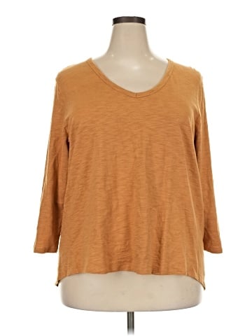 Chico's 3/4 Sleeve T-Shirt (view 1)